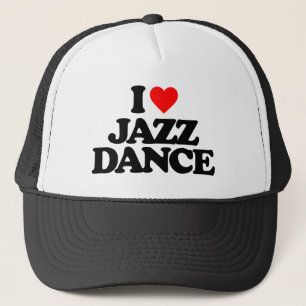 I LOVE JAZZ DANCE TRUCKER HAT