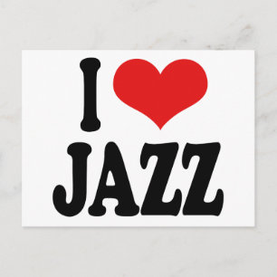 I Love Jazz Postcard