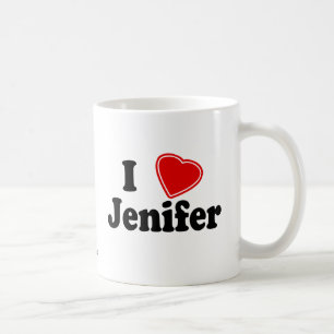 I Love Jenifer Coffee Mug