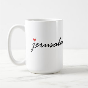 I love Jerusalem Israel Coffee Mug