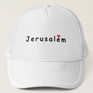 I love Jerusalem Israel Trucker Hat