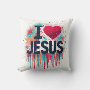 I Love Jesus #1 Cushion
