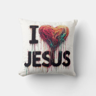 I Love Jesus #2 Cushion