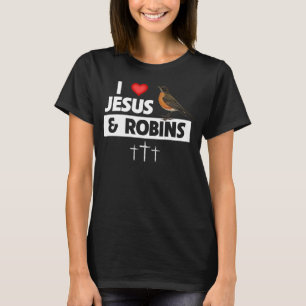 I Love Jesus and American Robins Connecticut State T-Shirt