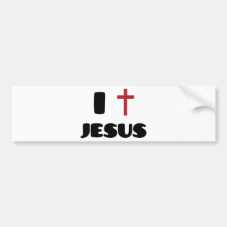 I Love Jesus Bumper Sticker