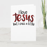 I Love Jesus But I Cuss A Little Shirt Funny