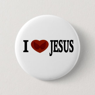 I LOVE JESUS BUTTON