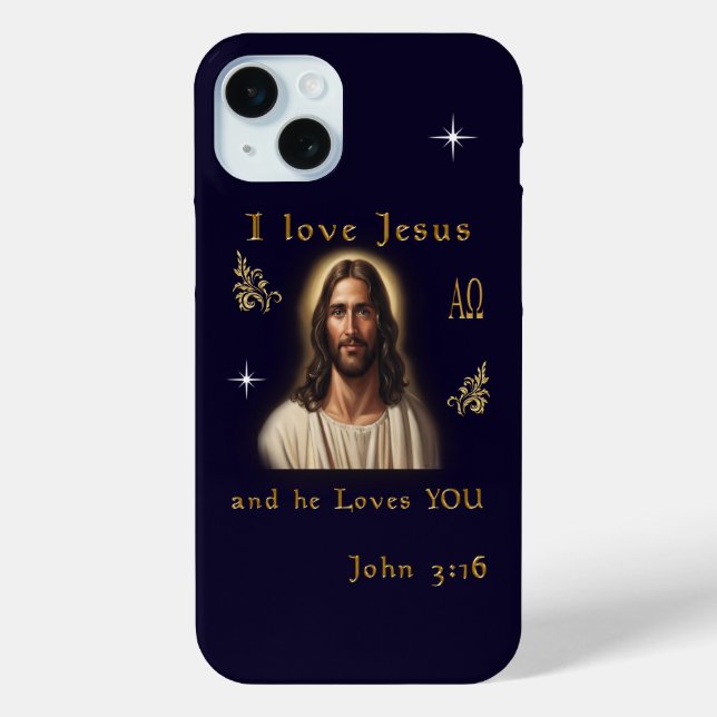 I love Jesus Case-Mate iPhone Case (Back)