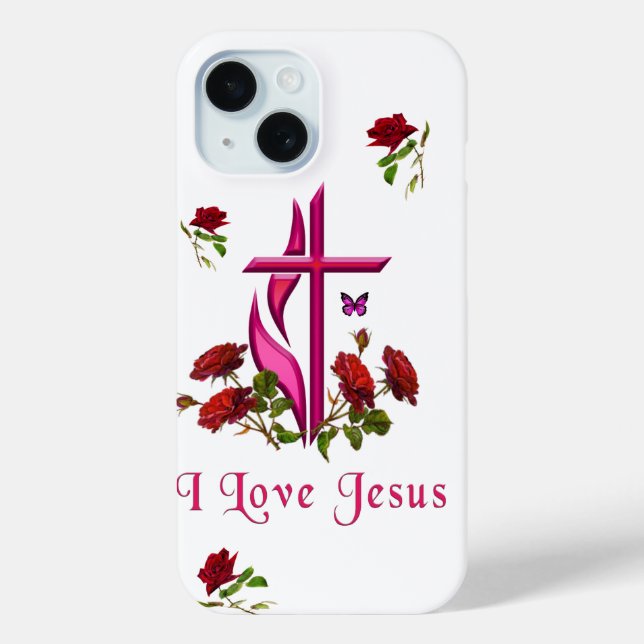 I love Jesus Case-Mate iPhone Case (Back)