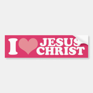 I Love Jesus Christ Bumper Sticker