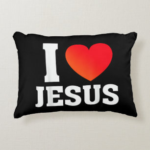 I Love Jesus Decorative Cushion