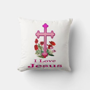 I love Jesus gifts Cushion