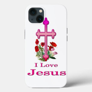 I love Jesus gifts iPhone Case