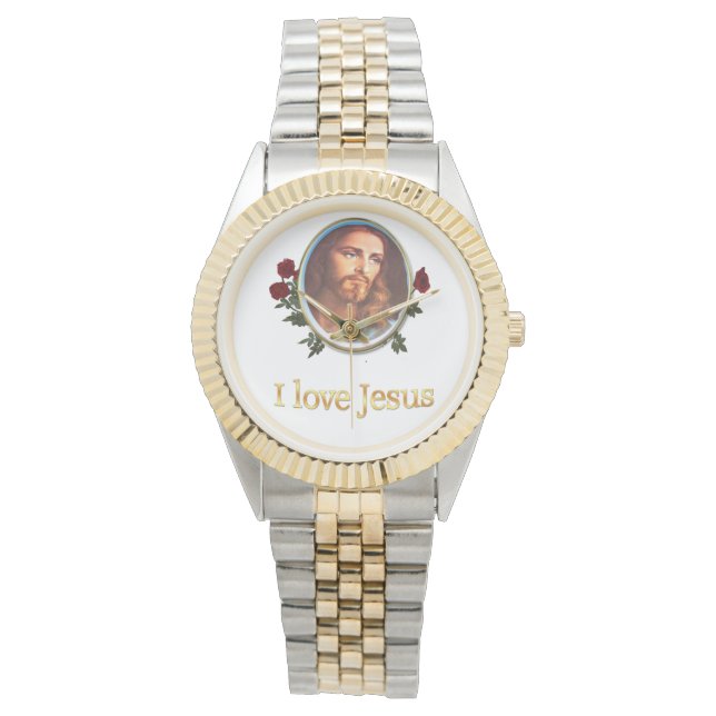 I love Jesus gifts Watch (Front)