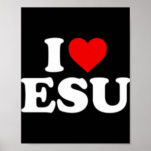 I Love Jesus - Heart T-ShirtFeatures a red heart.  Poster