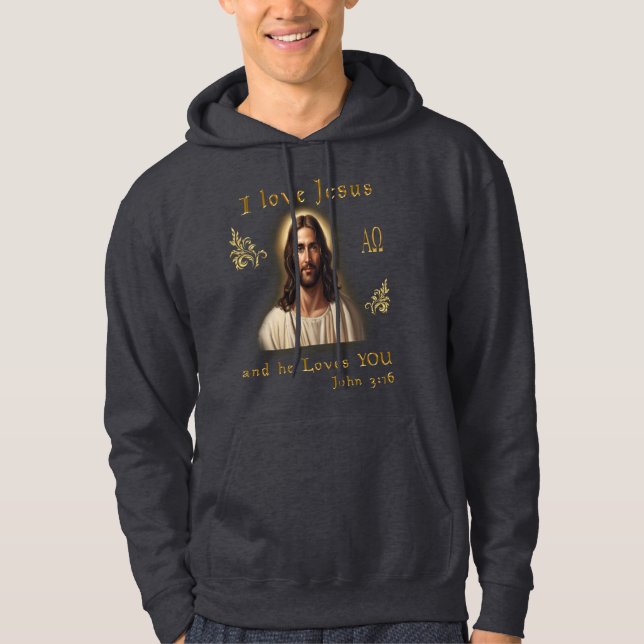 I love Jesus Hoodie (Front)