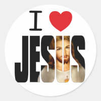 I Love Jesus - I Heart Jesus with image in name