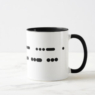 I Love Jesus in Morse Code Mug