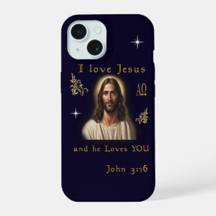 I love Jesus iPhone 15 Case