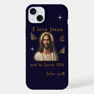 I love Jesus iPhone 15 Plus Case