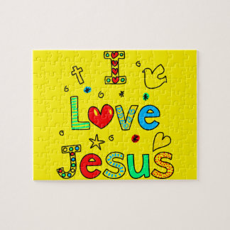 I Love Jesus Jigsaw Puzzle
