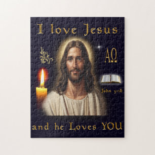 I love Jesus Jigsaw Puzzle