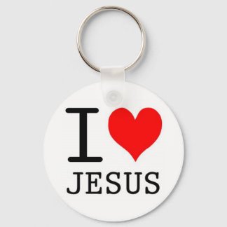 I Love Jesus Key Ring