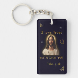 I love Jesus Key Ring