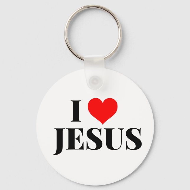 I Love Jesus Keychain (Front)