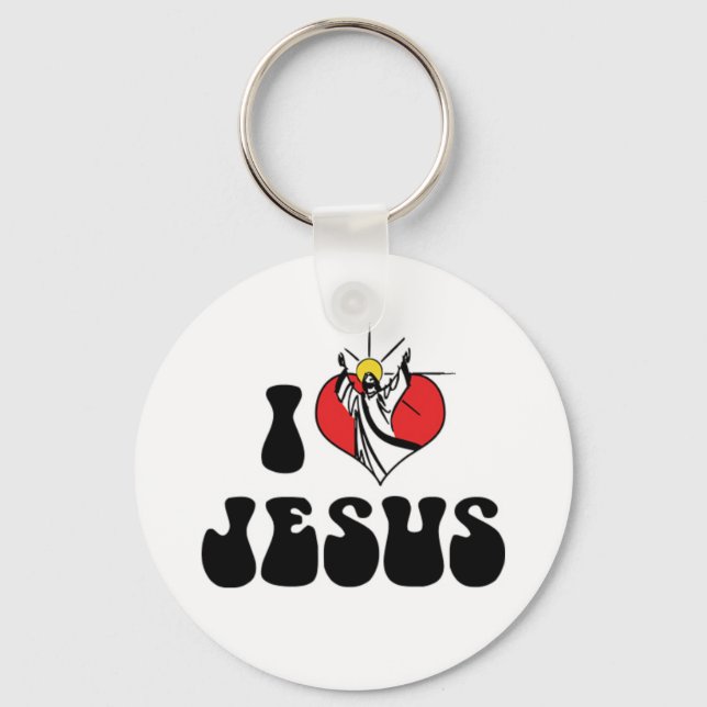 I Love Jesus Keychain (Front)