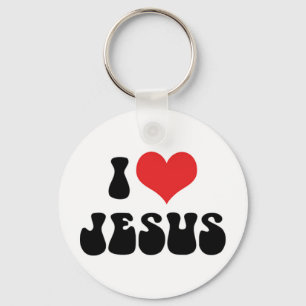I Love Jesus Keychain