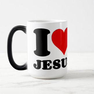 I LOVE JESUS MAGIC MUG