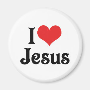 I Love Jesus Magnet