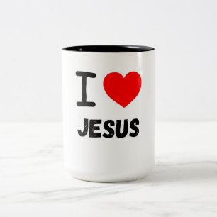 I LOVE JESUS MUG