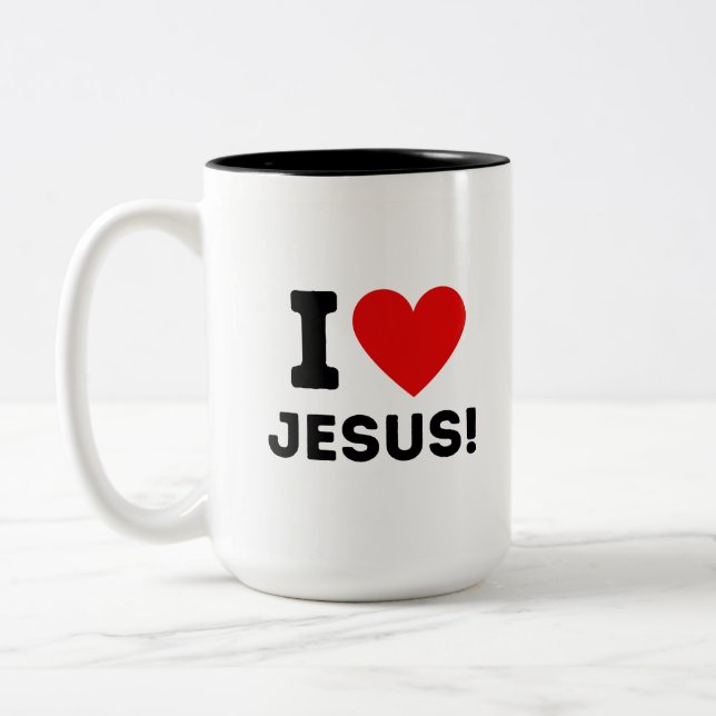 I love Jesus Mug (Left)