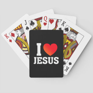 I Love Jesus Playing Cards