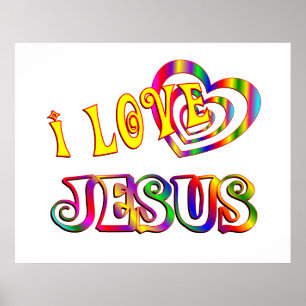 I Love Jesus Poster