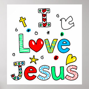 I Love Jesus Poster