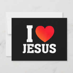 I Love Jesus Thank You Card