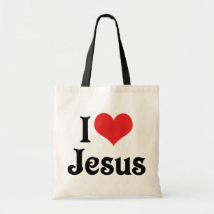 I Love Jesus Tote Bag
