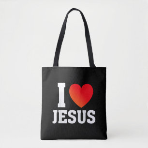 I Love Jesus Tote Bag