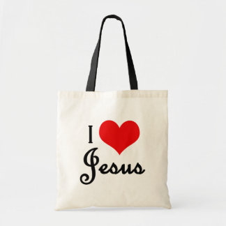 I love jesus tote bag