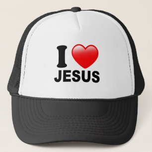 I Love Jesus Trucker Hat