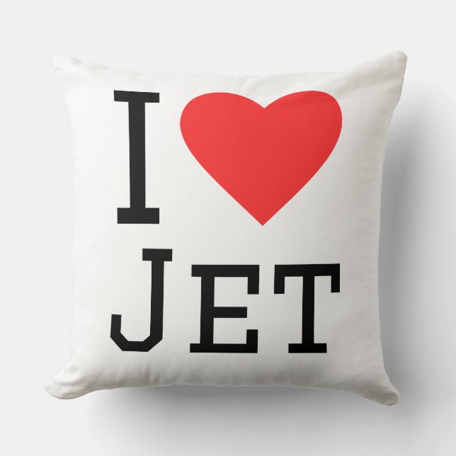 I love jet cushion (Front)