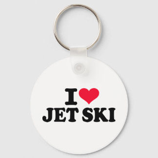 I love Jet ski Key Ring