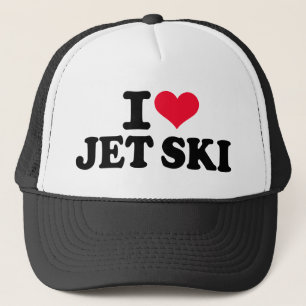 I love Jet ski Trucker Hat