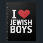 I Love Jewish Boys I Heart Jewish Boys Hanukkah Notebook<br><div class="desc">I Love Jewish Boys I Heart Jewish Boys Hanukkah</div>