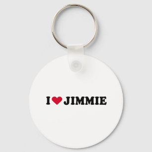 I LOVE JIMMIE KEY RING