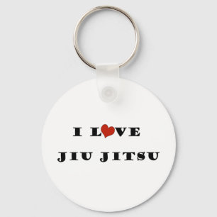 I Love Jiu Jitsu.png Key Ring