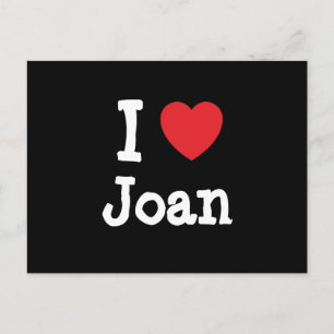 I love Joan heart T-Shirt Postcard
